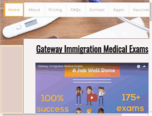 Tablet Screenshot of gatewayimmigration.com